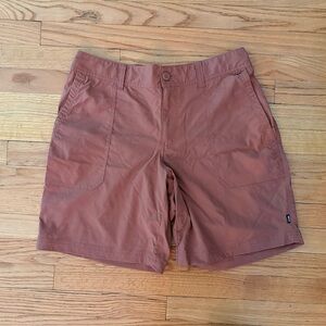 REI Co-op Women’s Hiking Shorts Size 14 Rust Brown 32” Waist Bluesign